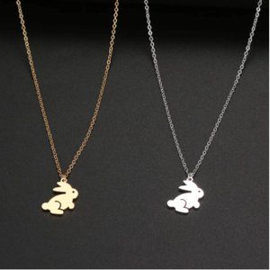 🍓2/$20 - Rabbit Stainless Steel Necklace